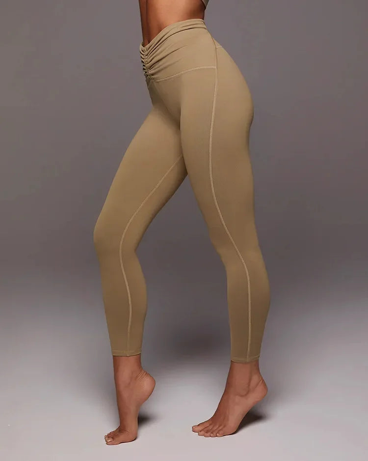 Eleni High-Waisted Scrunch Leggings