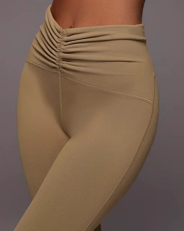 Eleni High-Waisted Scrunch Leggings