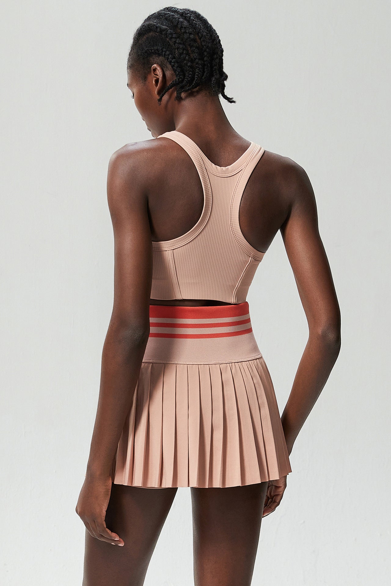 Jada High-Waist Threaded Skirt