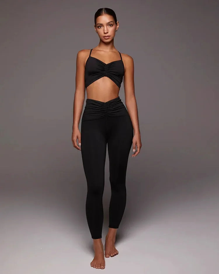 Eleni High-Waisted Scrunch Leggings