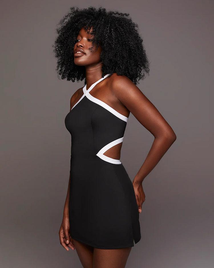 Eleni sporty cut out dress