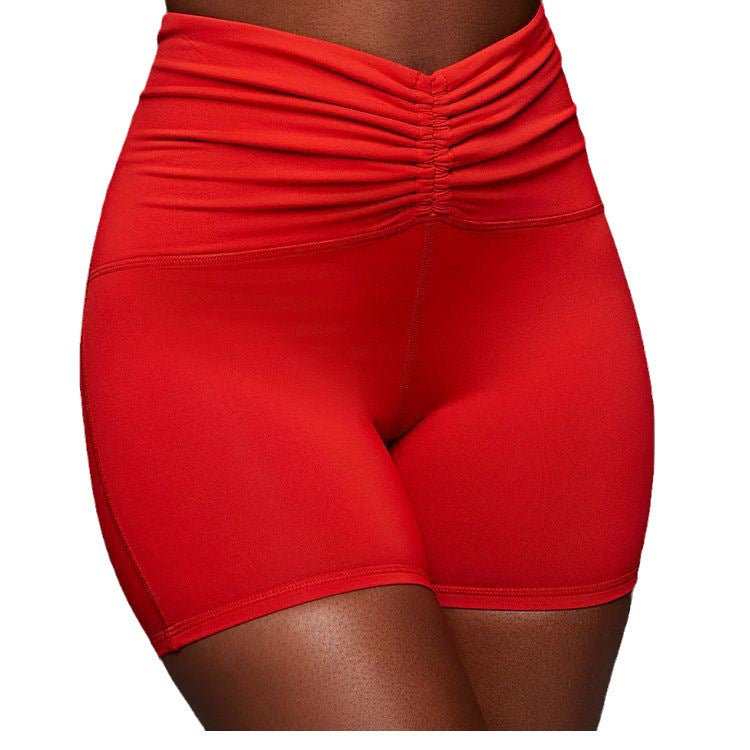 Eleni High-Waist Scrunch Shorts