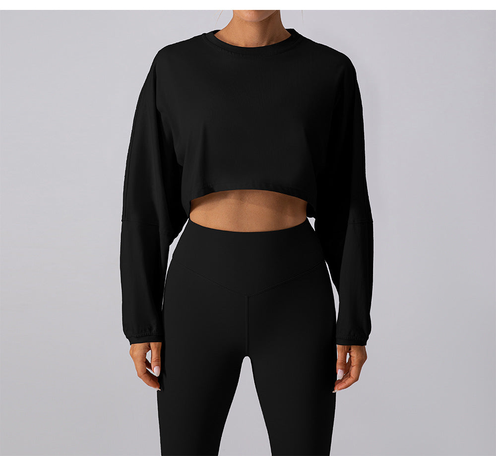 Crop base sweatshirt