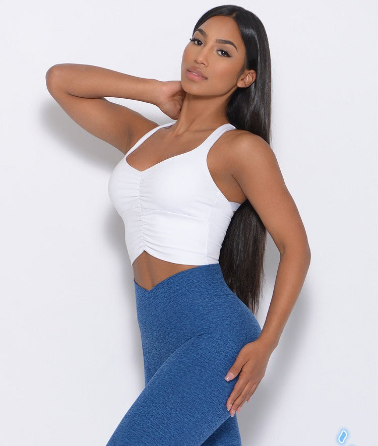 Scrunch fitness top