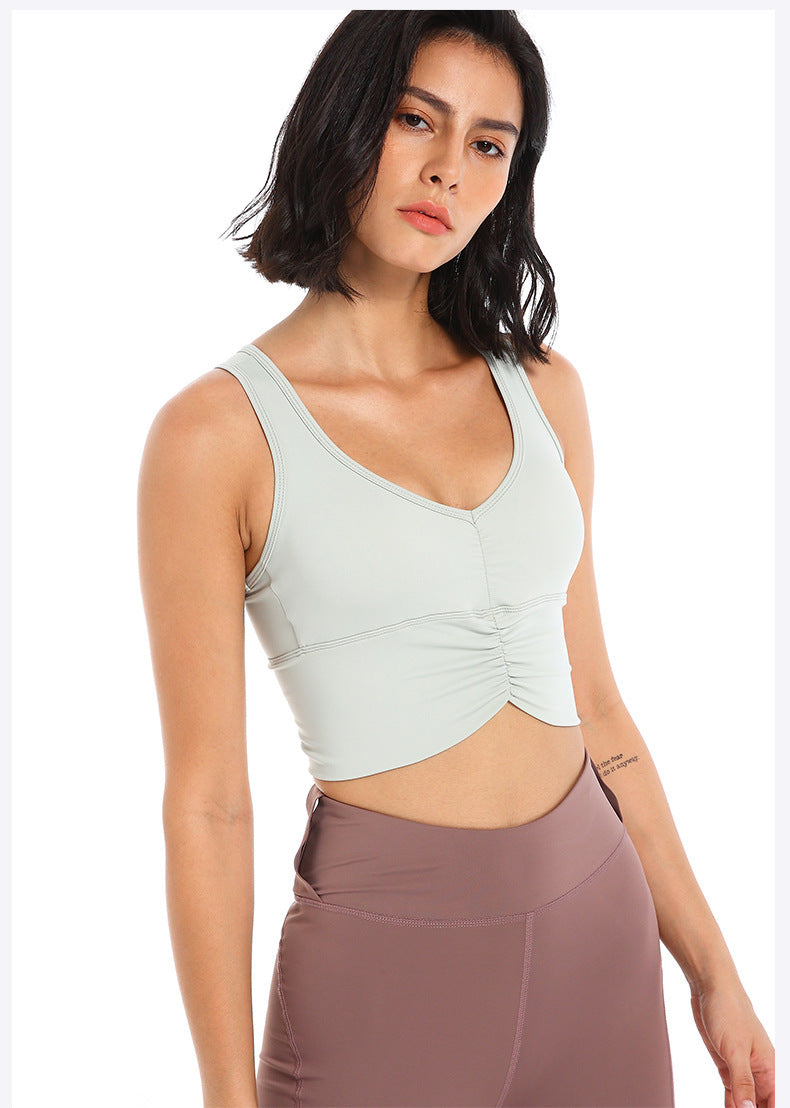 Eva Gathered fitness top