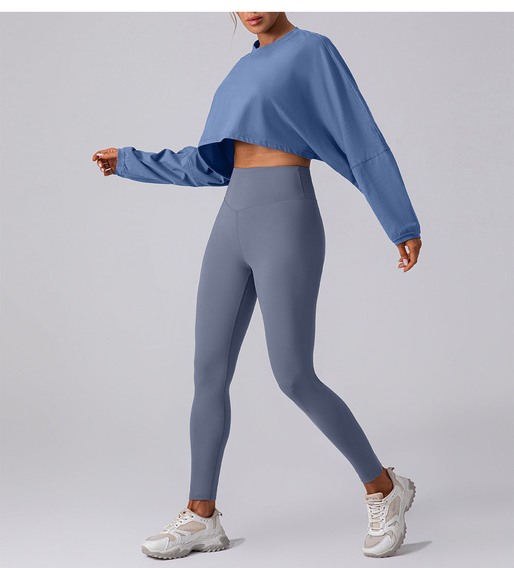Crop base sweatshirt