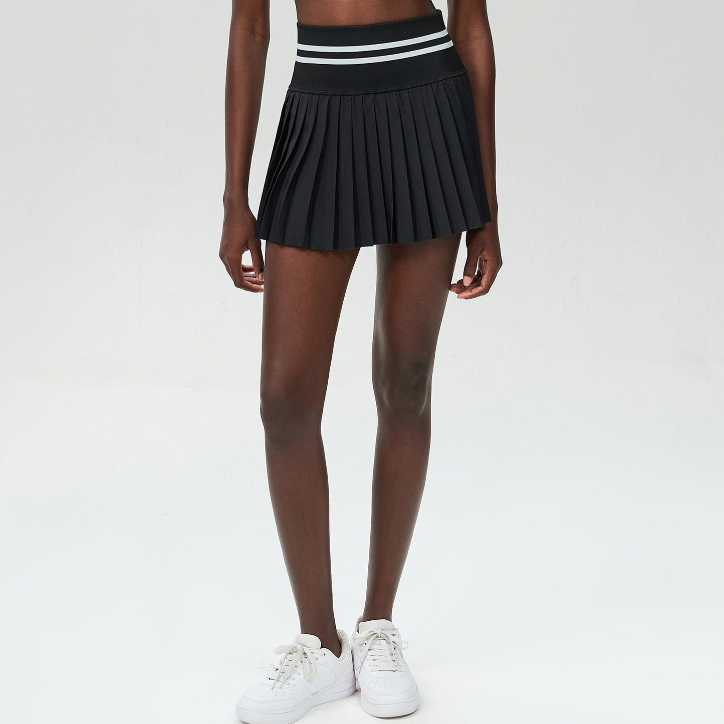 Jada High-Waist Threaded Skirt