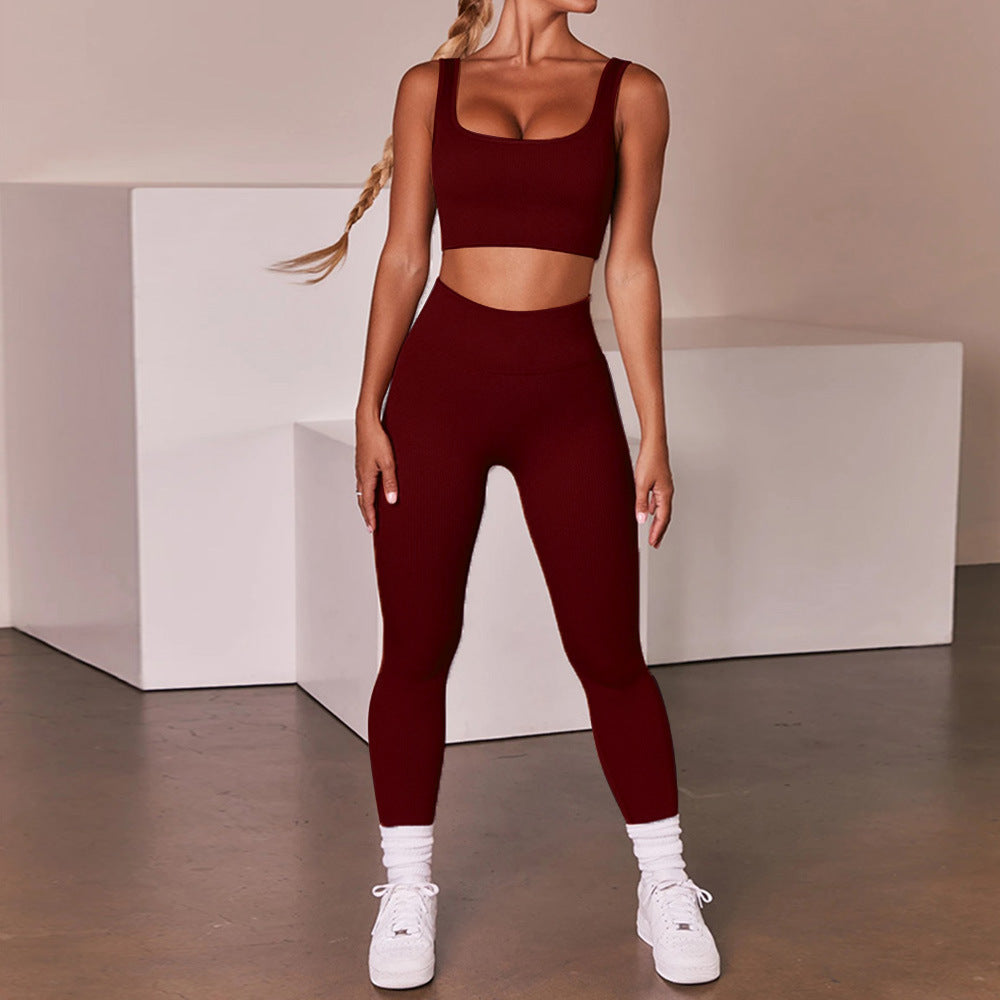 Victoria Square-Neck Ribbed Top Bra