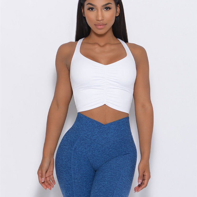 Scrunch fitness top