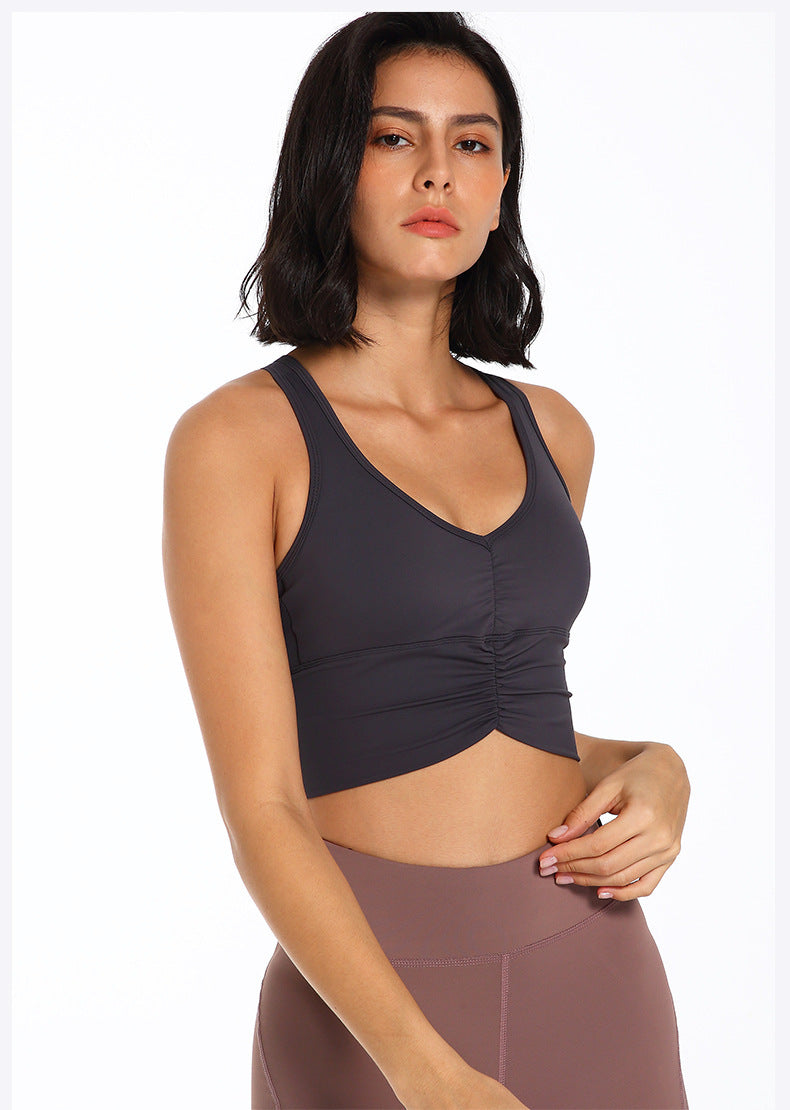 Eva Gathered fitness top