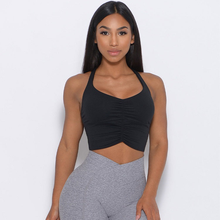 Scrunch fitness top