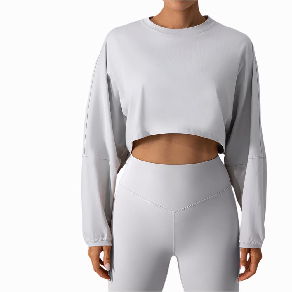 Crop base sweatshirt