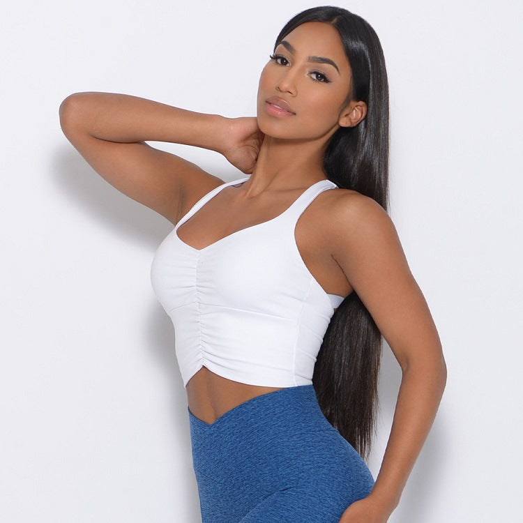 Scrunch fitness top
