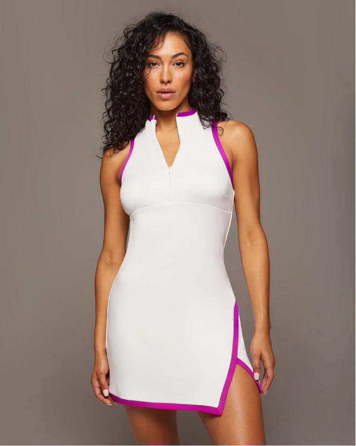 Eleni High-Neck Tennis Dress