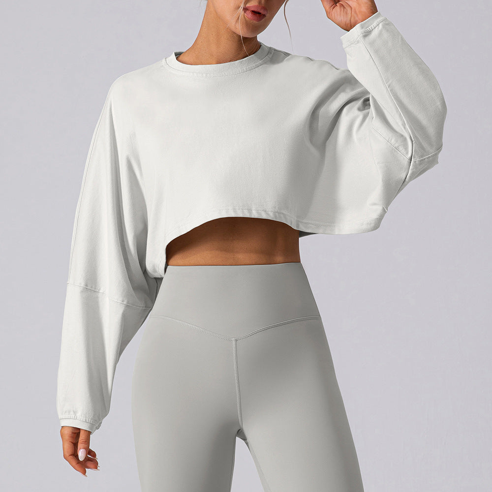 Crop base sweatshirt