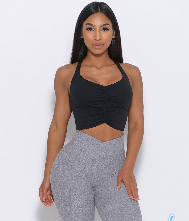Scrunch fitness top