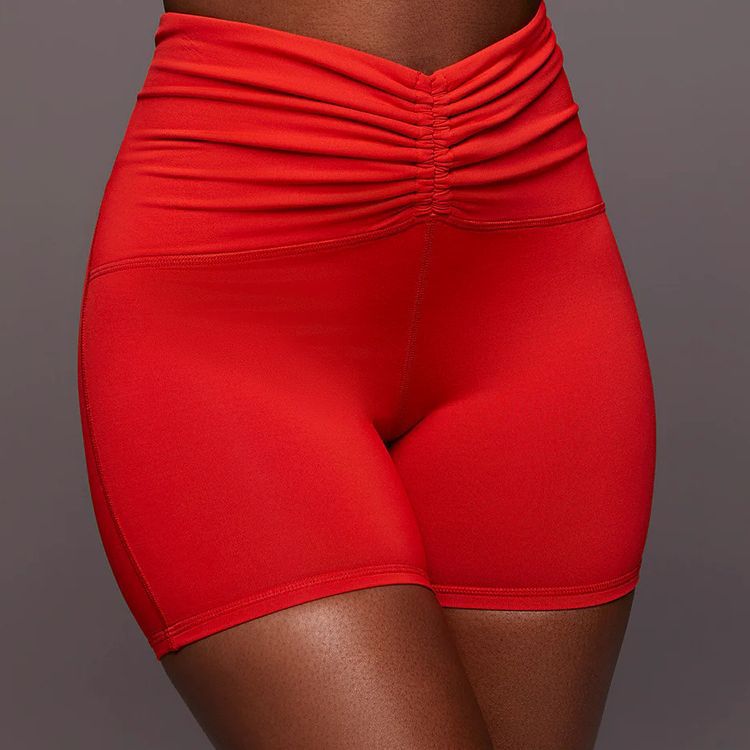 Eleni High-Waist Scrunch Shorts
