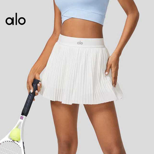 alo SCO tennis skirt sports pleated skirt fitness outdoor anti-light running yoga clothes badminton girl