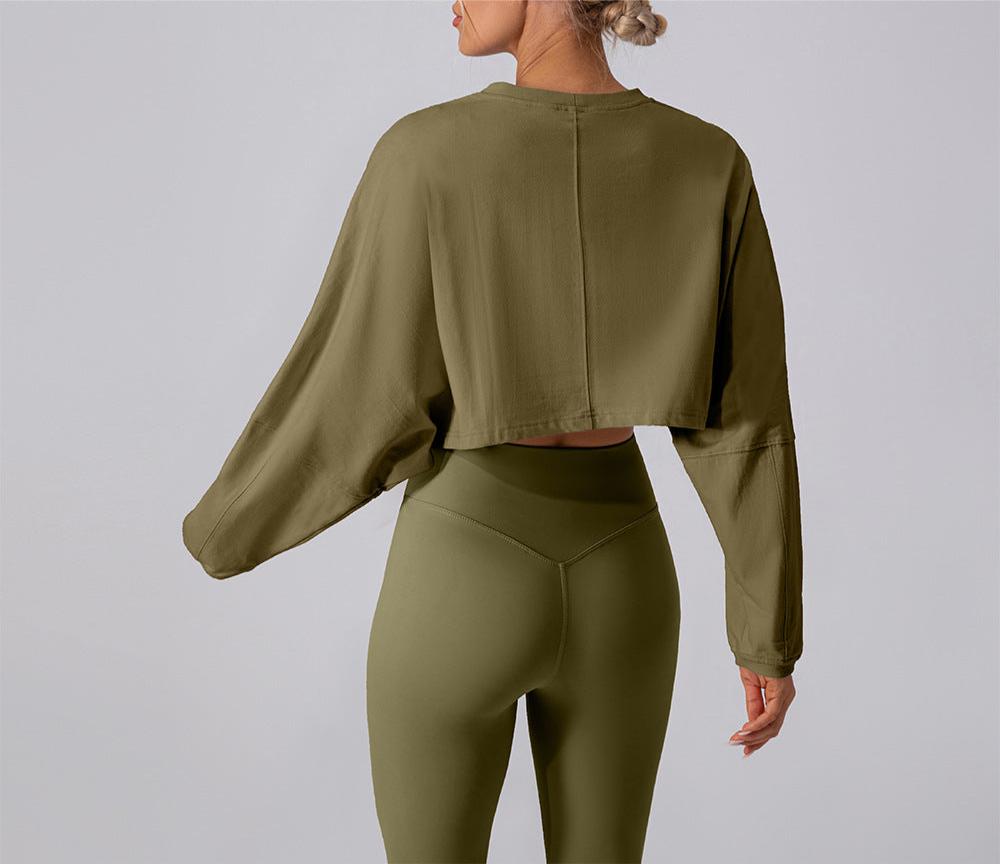 Crop base sweatshirt
