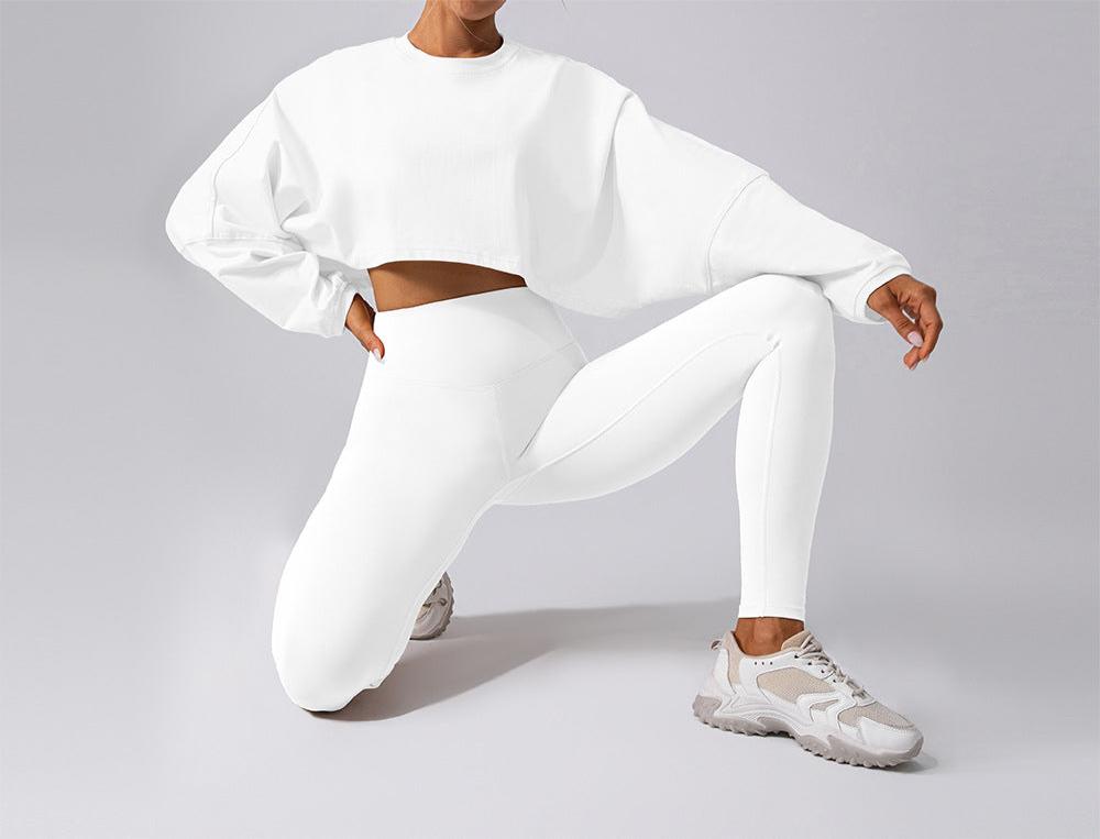 Crop base sweatshirt